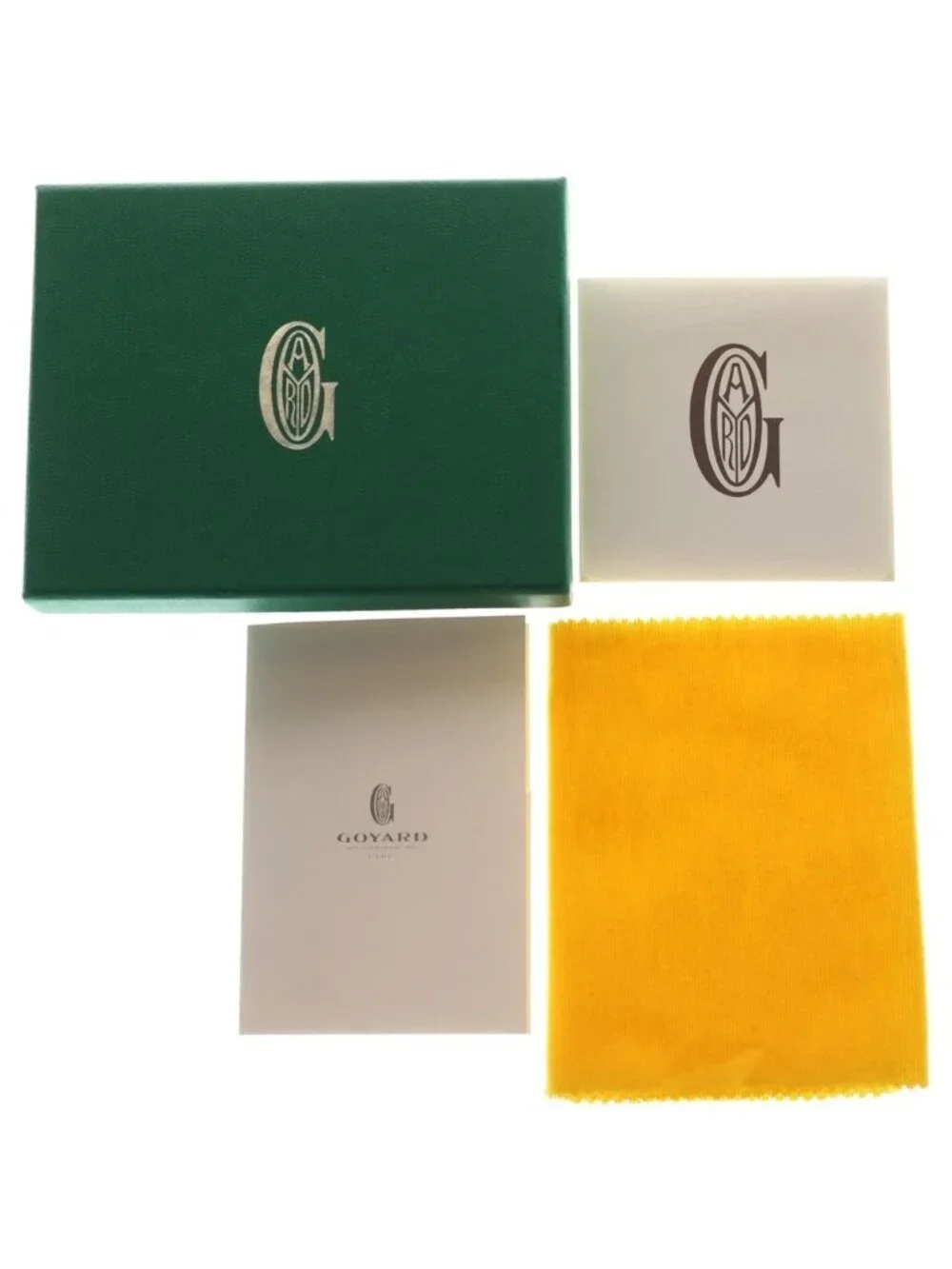 Goyard Saint Florentine Bifold Wallet Compact Helibone Leather Gray